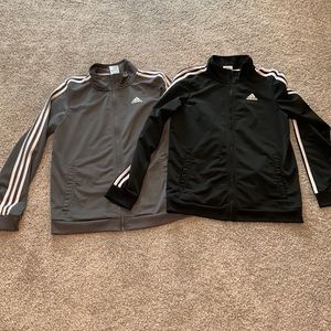 Lot of 2 Youth XL Adidas Jackets